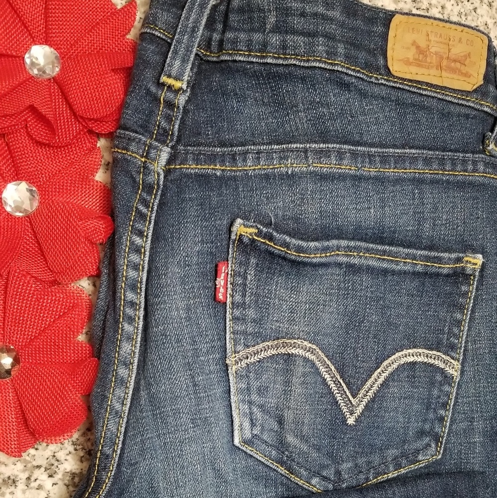 LEVI'S MID RISE SKINNY JEANS - Picture 2 of 4